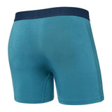 Saxx Mens Vibe Boxer Brief Blue