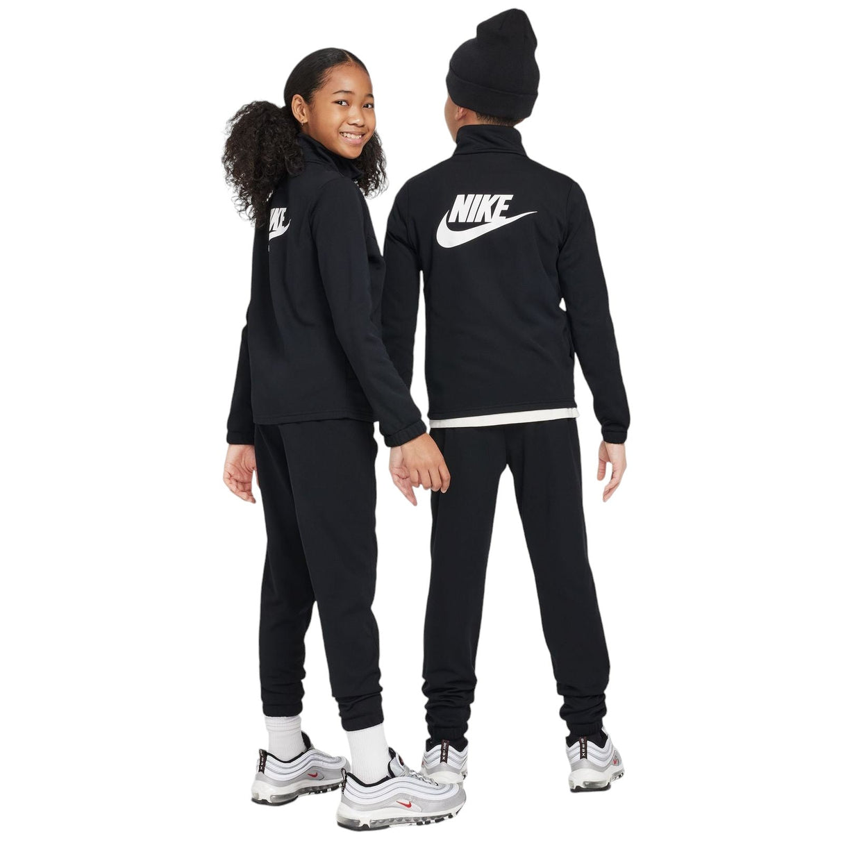 NIKE Boys NSW hybrid Poly Tracksuit Blk