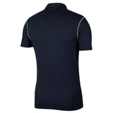 NIKE MENS DF PARK20 POLO MIDNIGHT NAVY/W