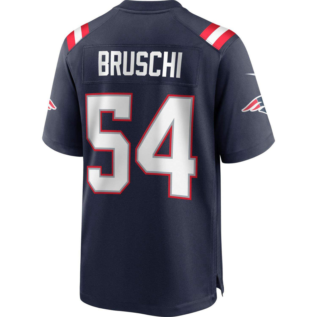 Nike Patriots Bruschi 54 Home Jersey Nvy