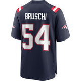 Nike Patriots Bruschi 54 Home Jersey Nvy