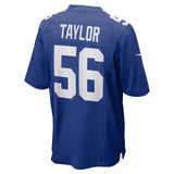 Nike Giants Taylor 56 Home Jersey Blue