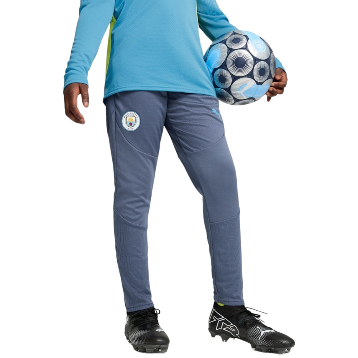 Puma MCFC 24 Kids Home Training Pant Nvy