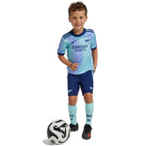 adidas Arsenal 24 Kids Third Kit Blue