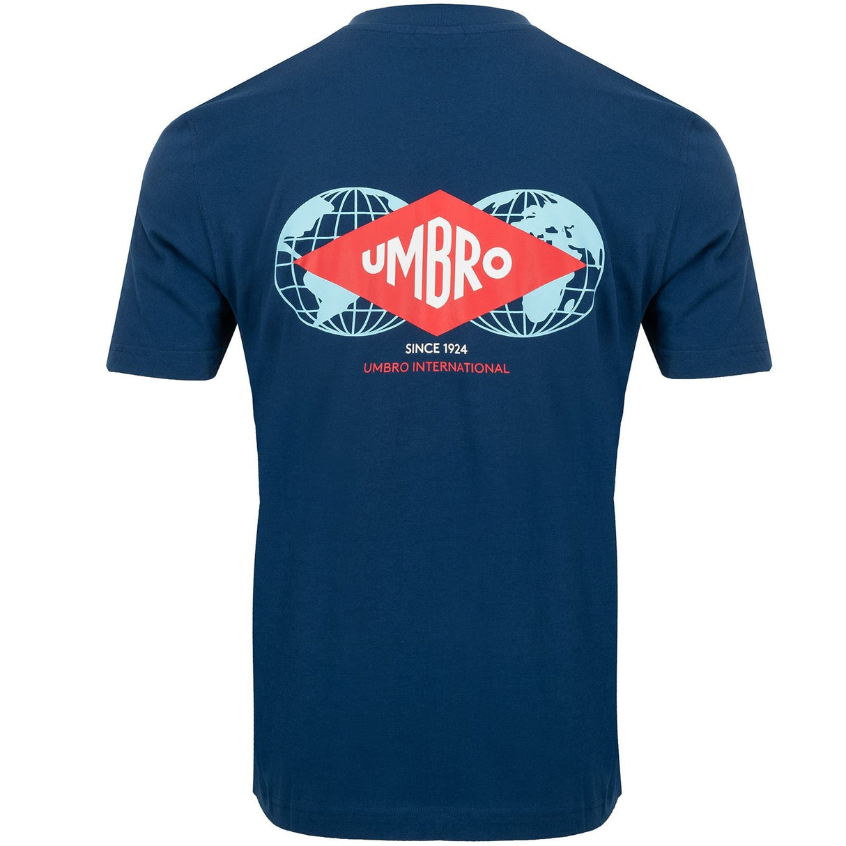 UMBRO INTNL BACK GRAPHIC TEE BLUE