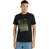 UMBRO LAYERED BOX LOGO GRAHIC TEE BLACK