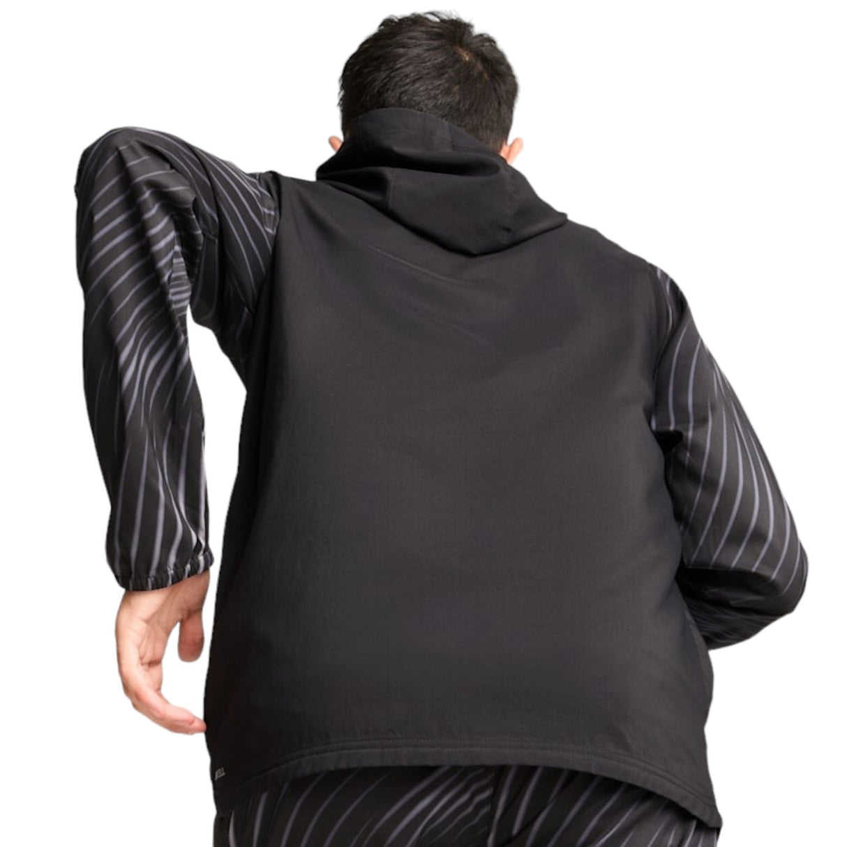 Puma Run Favourite AOP Wovn Mens Jkt Blk