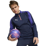 Puma Individual Liga Mens QZ Top CL Navy