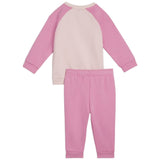 Puma Minicats Raglan Jnr Girls Joggr Pnk