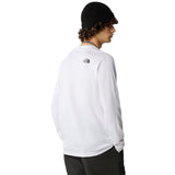 The Northface M LS SIMPLE DOME TEE White