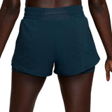 Nike One 2n1 7in Womens Short Navy