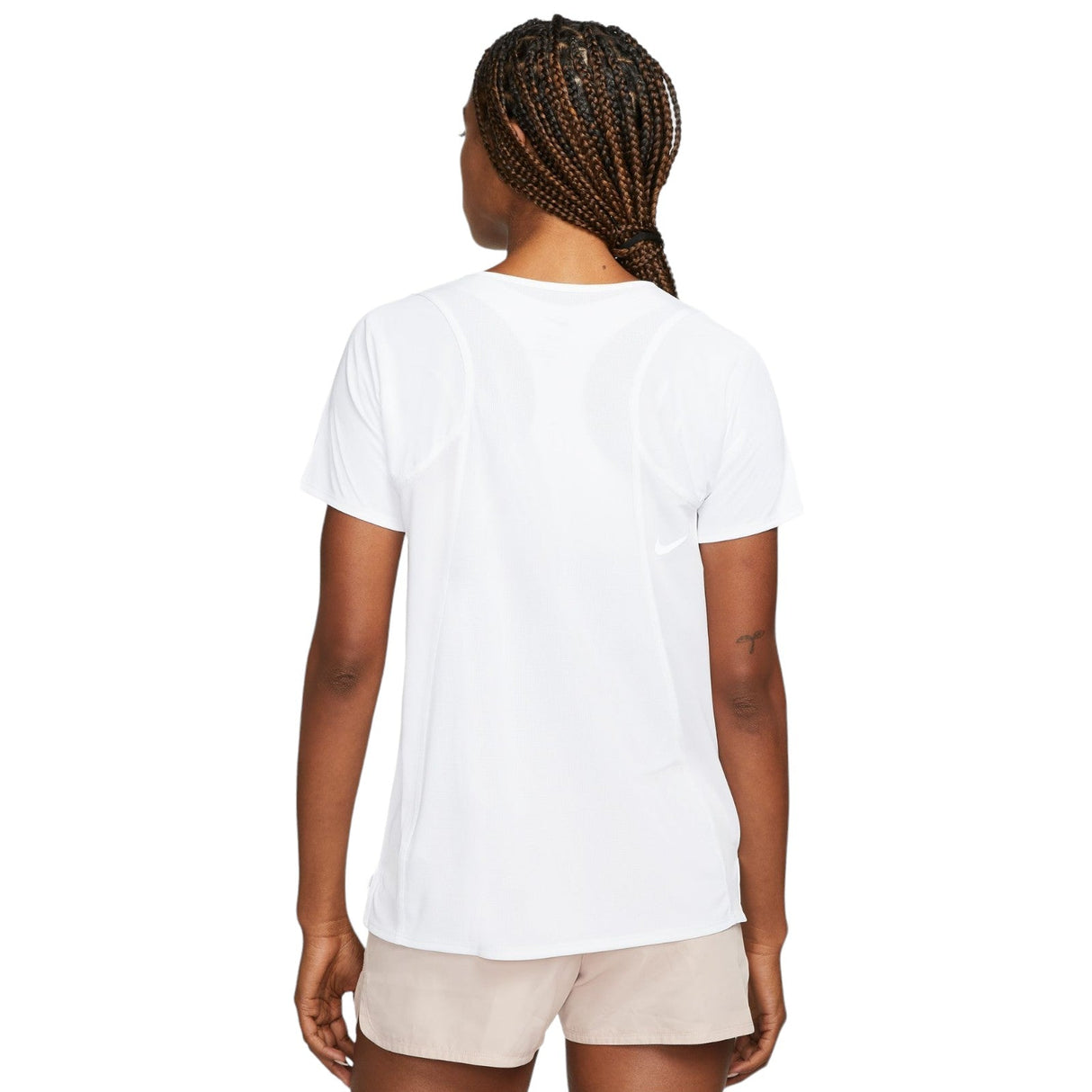Nike Dri-Fit Race Womens Tee White