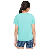 NIKE GIRLS DF ONE STD SS TOP HBR Green