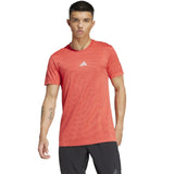 adidas Gym Seamless Mens Tee Red