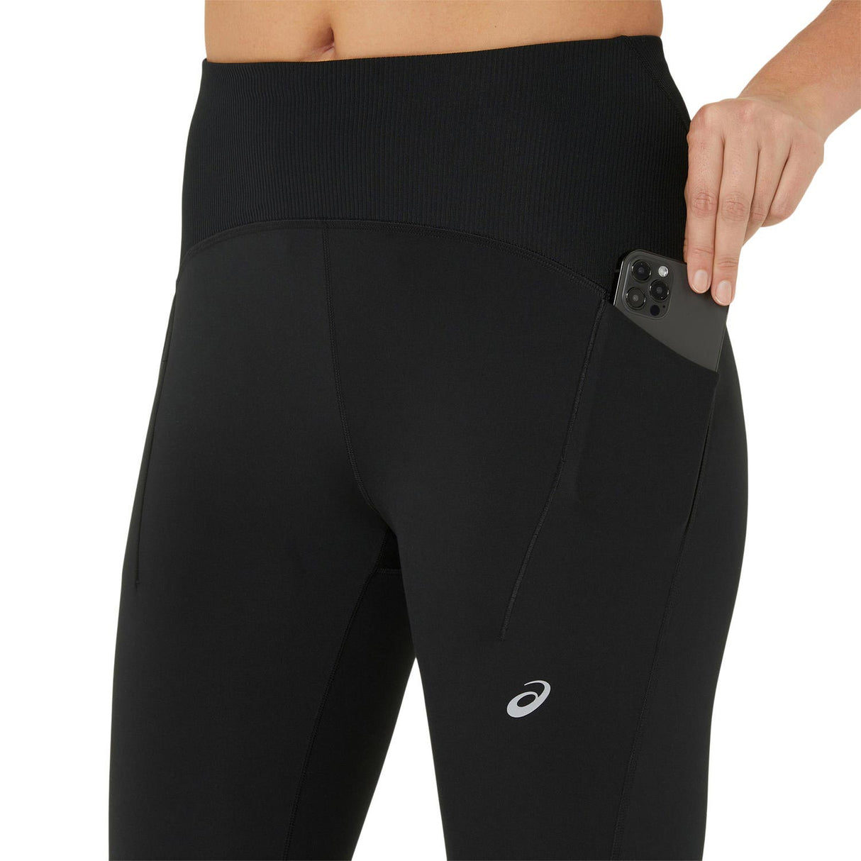 ASICS WMNS ROAD WINTER HIGH WAIST TGT BK