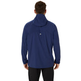ASICS MENS ROAD PACKABLE JACKET NAVY