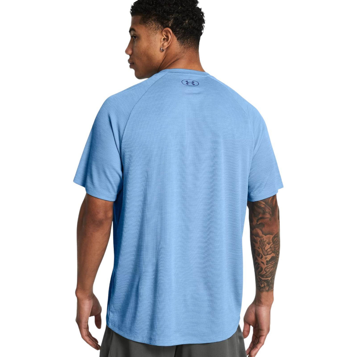 Under Armour Tech Textured Mens Tee Blue