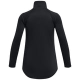 UA Girls Tech Graphic 1/2 Zip Black