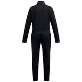 UA Girls Icon Knit Crp Tracksuit Black