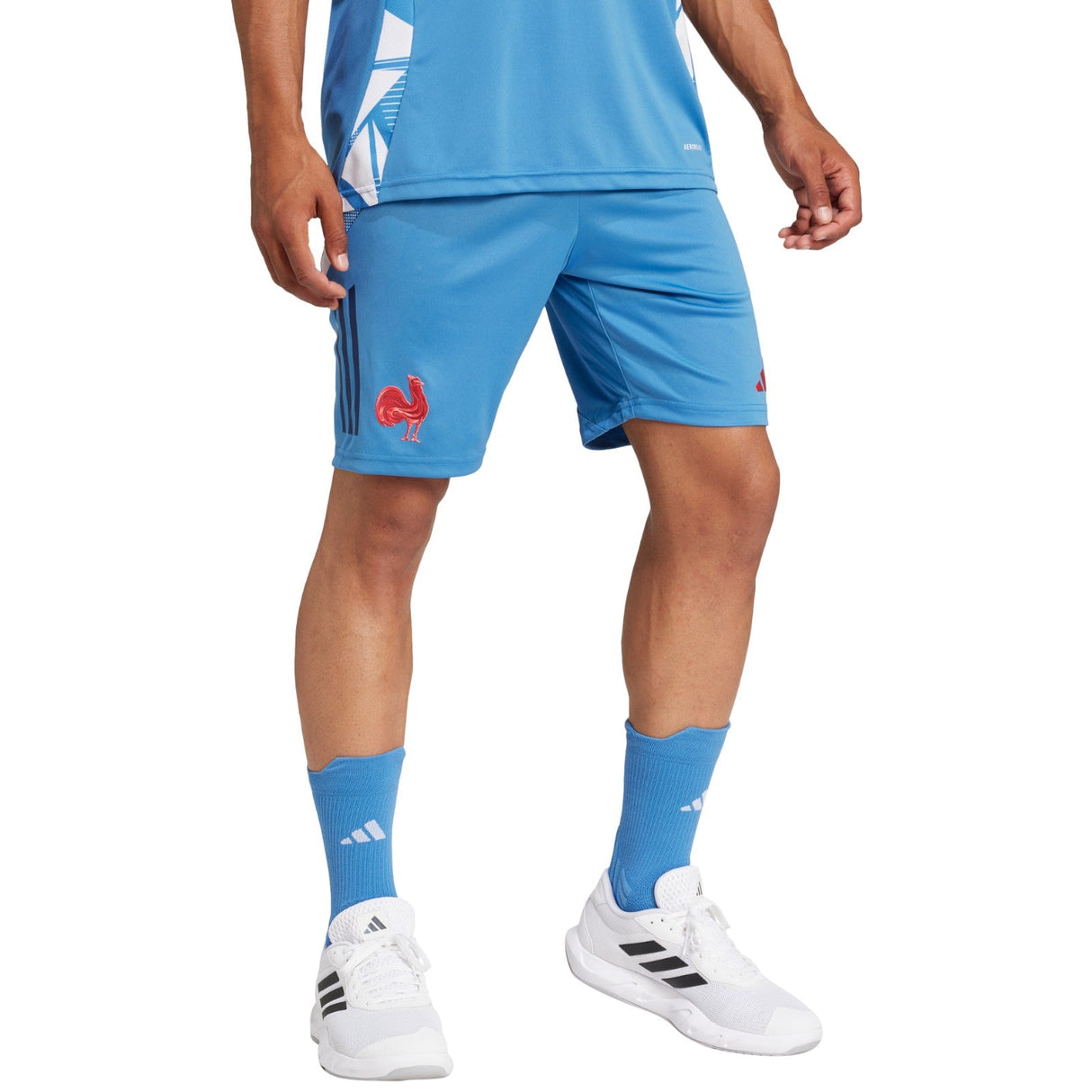 adidas France 24 Gym Short Blue