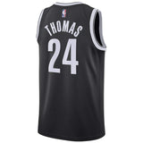 Nike Nets Thomas 24 Kids Icon Jersey Blk