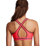 Under Armour Crossback Mid Wmns Bra Red