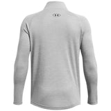 UA Tech Textured Kids HZ Top Grey