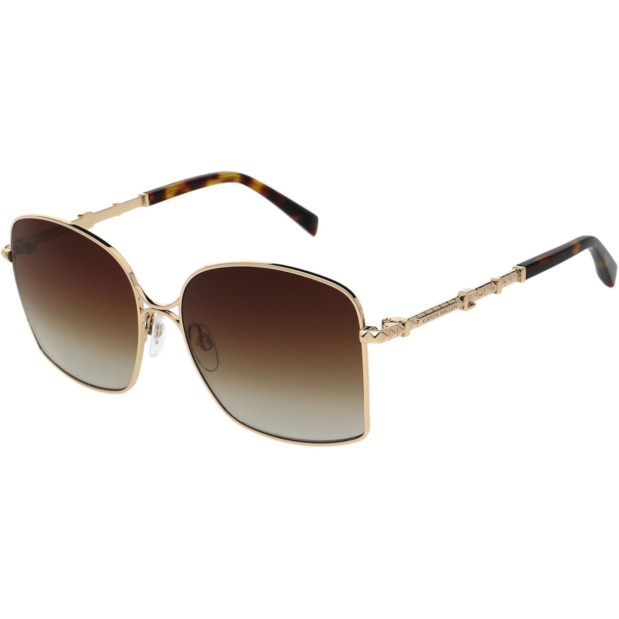 Karen Millen Unisex KM702440057 Sunglasses Gold