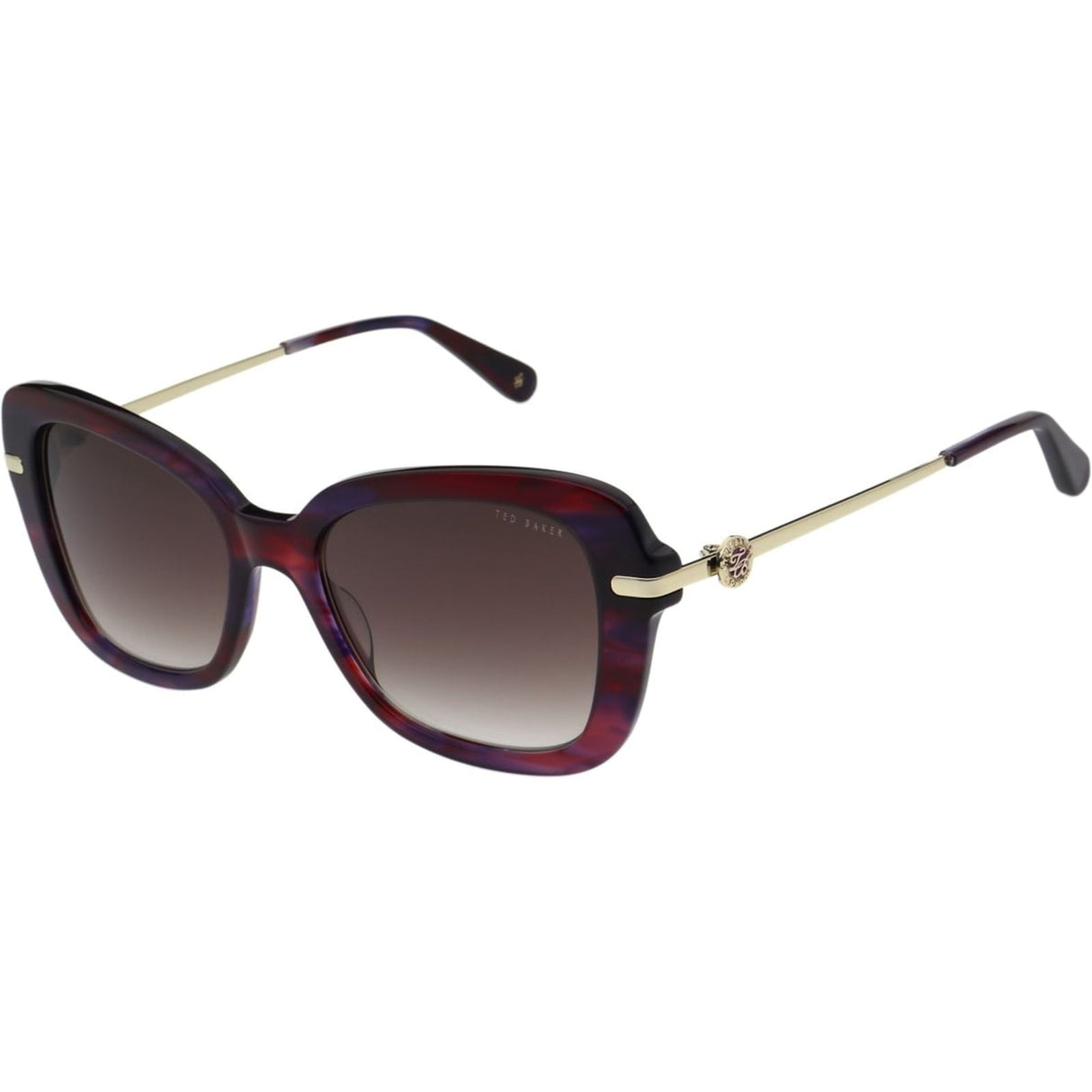 Ted Baker Unisex Gabriella Sunglasses Berry Horn