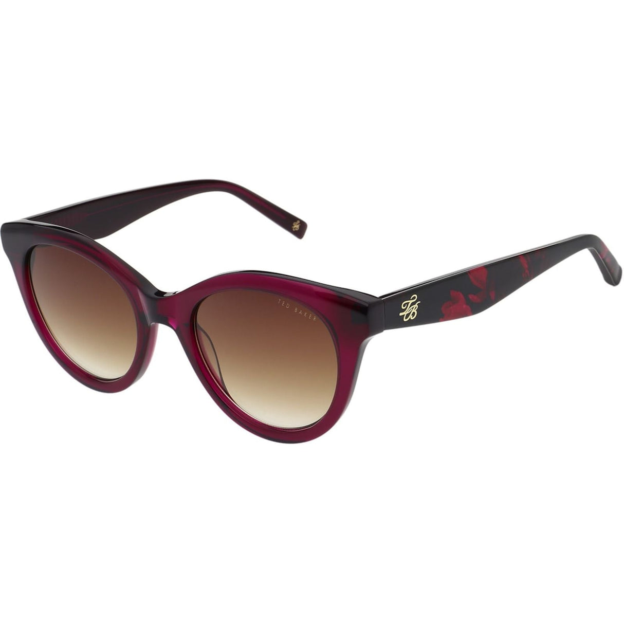 Ted Baker Unisex Maja Sunglasses Crystal Berry