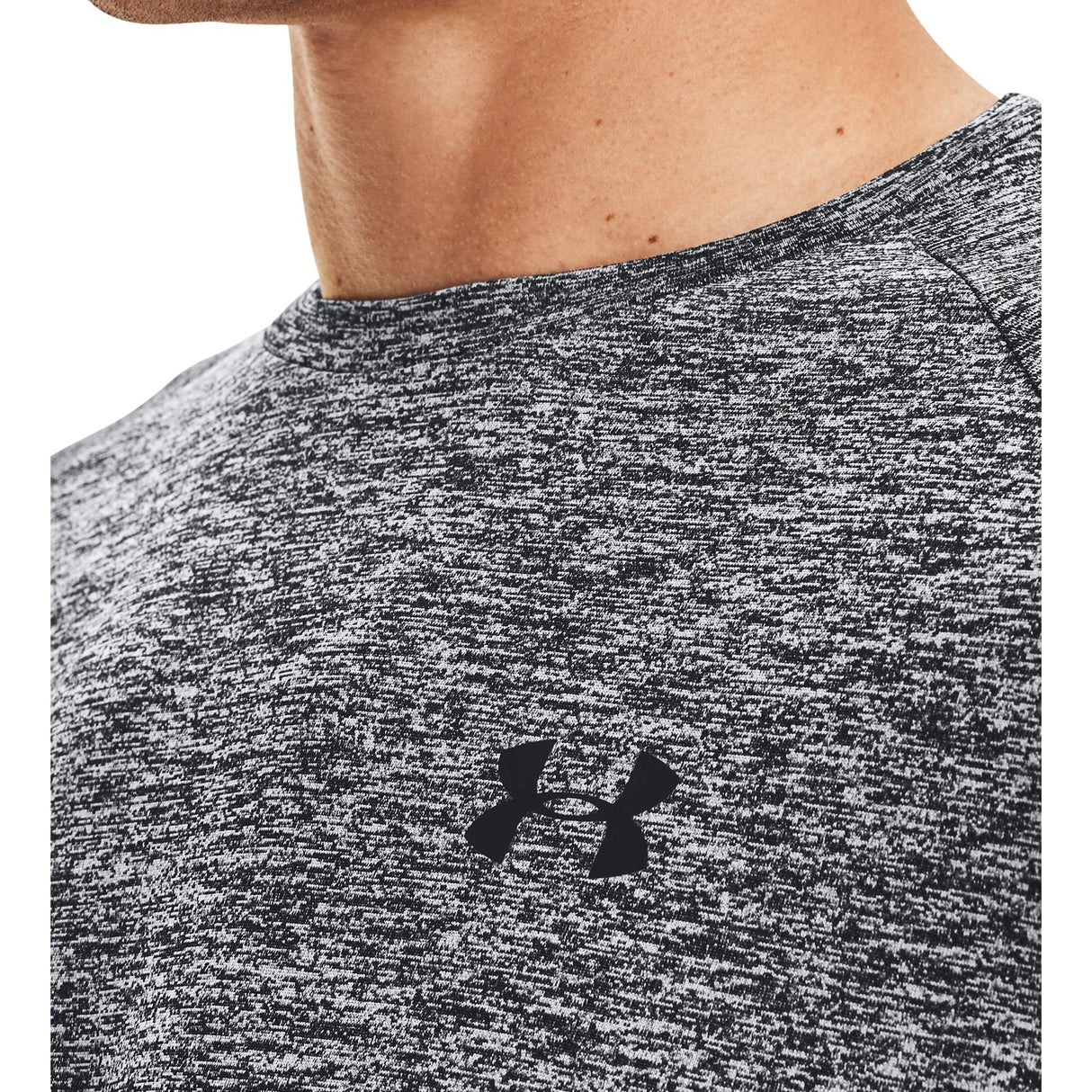 UA Tech 2.0 Mens SS Tee Black Marl