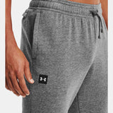 UA Rival Fleece Joggers Mens Pitch Grey