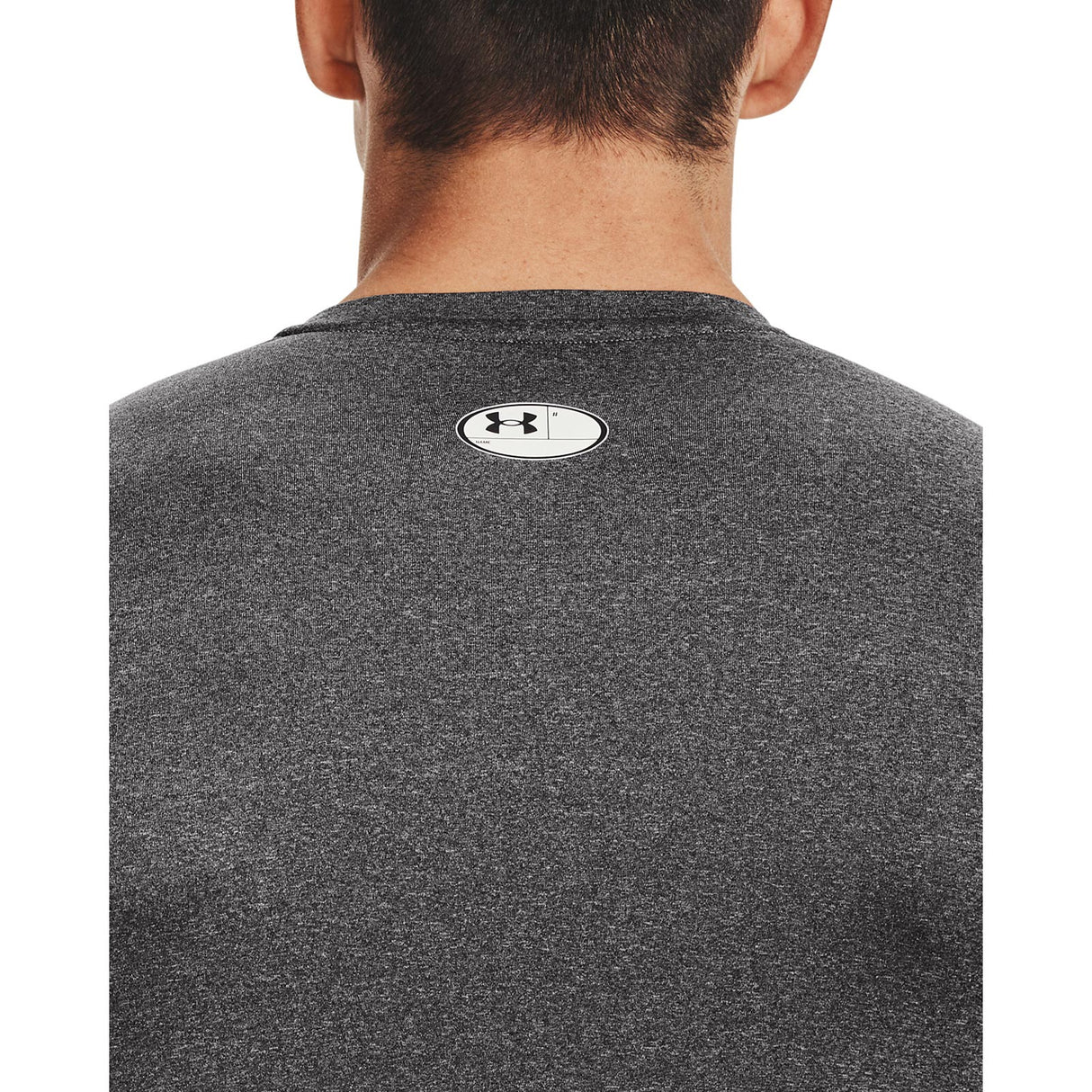 UA Mens HG Armour Comp LS Tee Grey