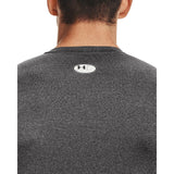 UA Mens HG Armour Comp LS Tee Grey