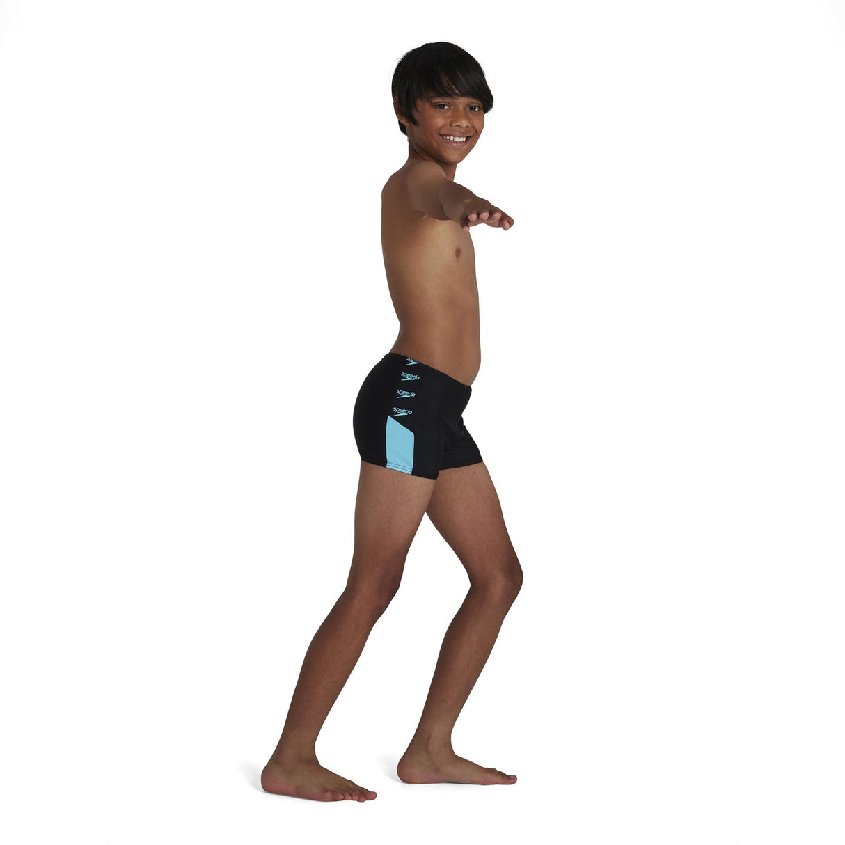 Speedo Boom Logo Splice Aquashort Black
