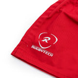 Rugbytech Kids Pocketless Shorts Red