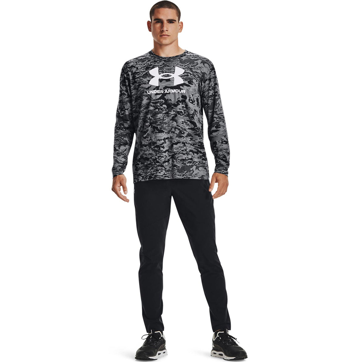 UA Mens Stretch Wvn Pant Black