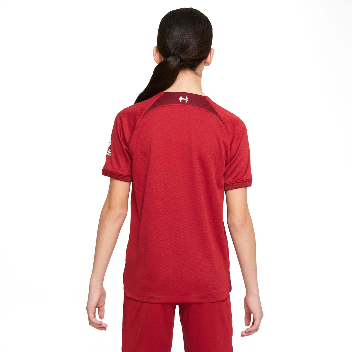 Nike Liverpool 22 Kids Home Jersey Red