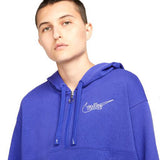 NIKE WMNS DF GT FT GX HZ HOODIE BLUE