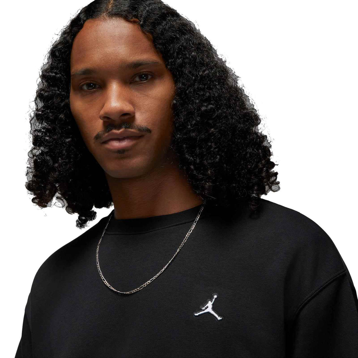 Jordan Essential Fleece Crew Black