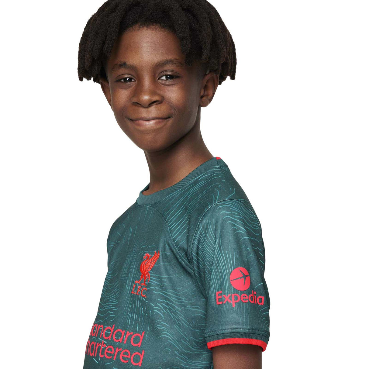 Nike Liverpool 22 Kids 3rd Jersey Green