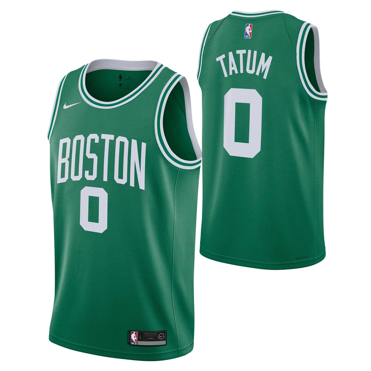 Nike Celtics Tatum 0 Kids Jersey Green