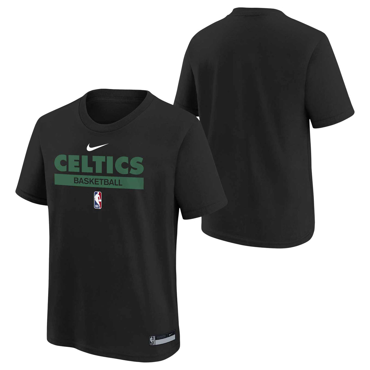Nike Celtics Kid Practice SS T-Shirt Blk