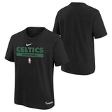 Nike Celtics Kid Practice SS T-Shirt Blk