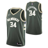 Nike Bucks Giannis 34 Kids Jersey Green