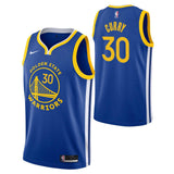 Nike Warriors Curry 30 Kids Jersey Blue