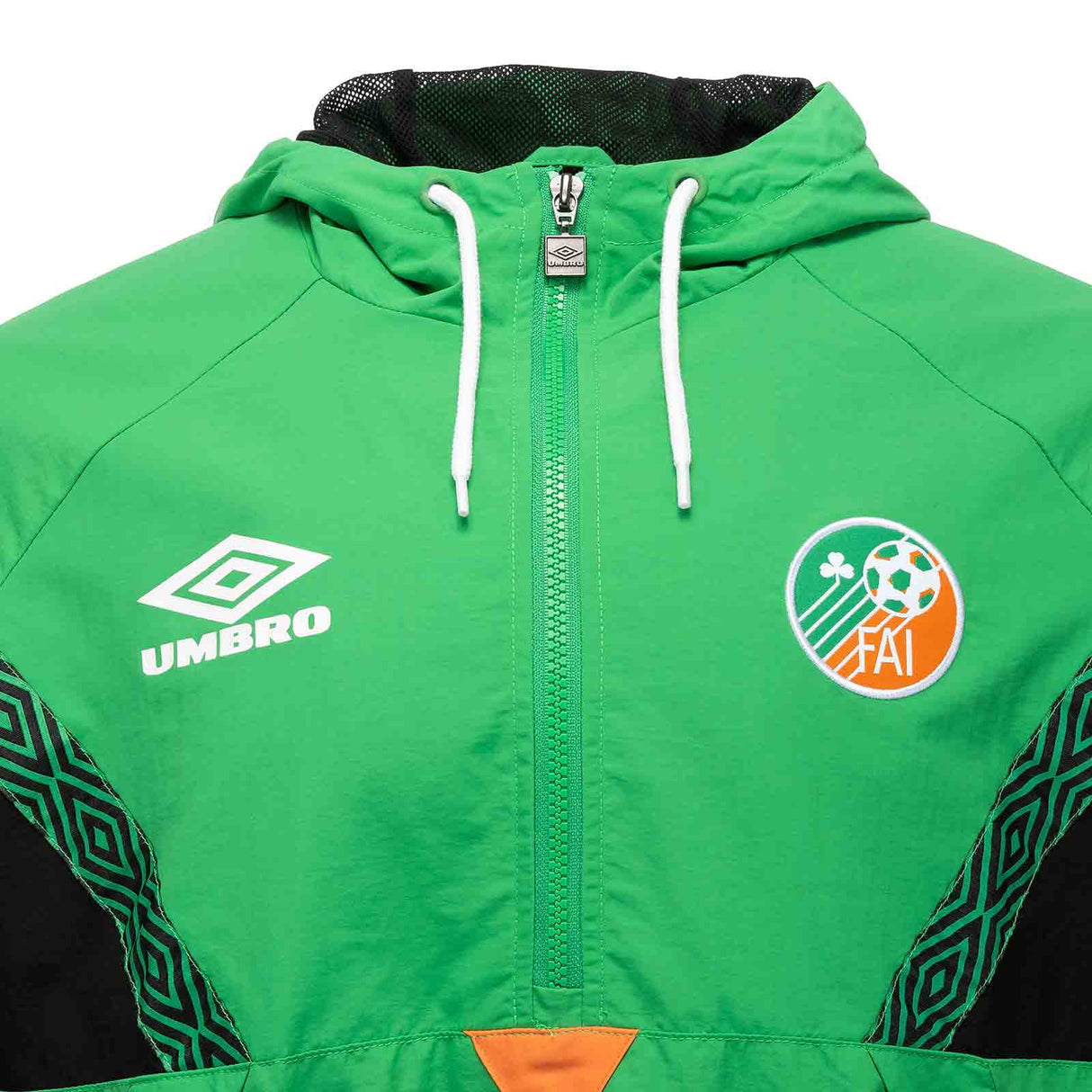 Umbro FAI 94 QZ Rain Jacket Green