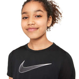 Nike Girls Dri-Fit One GX SS Top Black