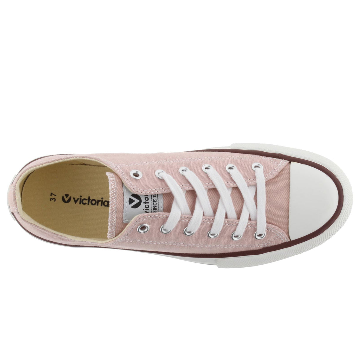 VICTORIA CANVAS PLATFORM SNEAKER PNK