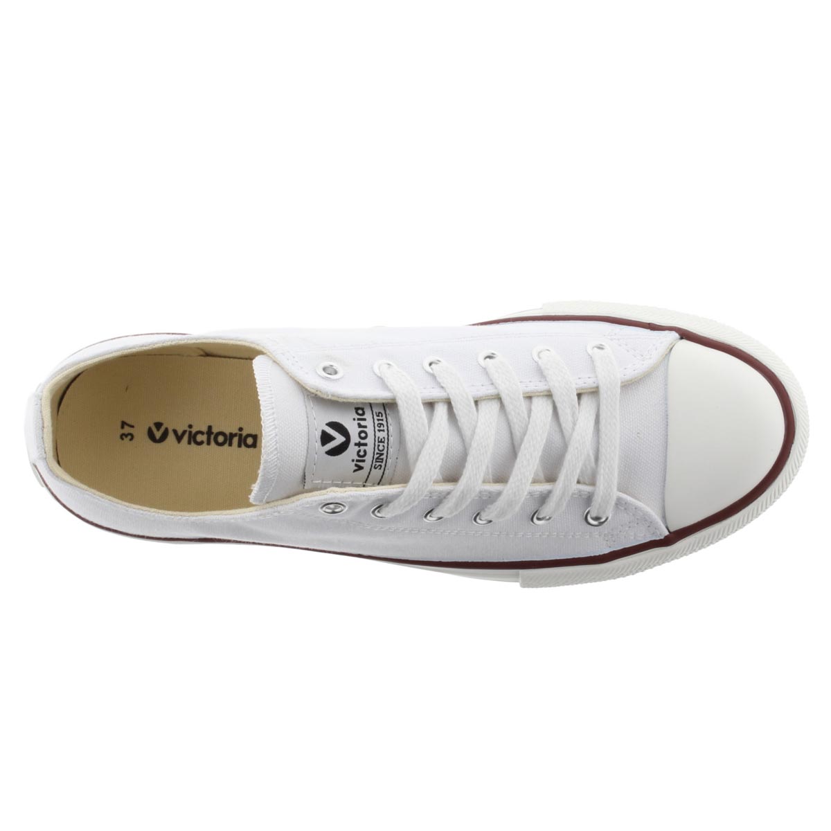 VICTORIA CANVAS PLATFORM SNEAKER WHT